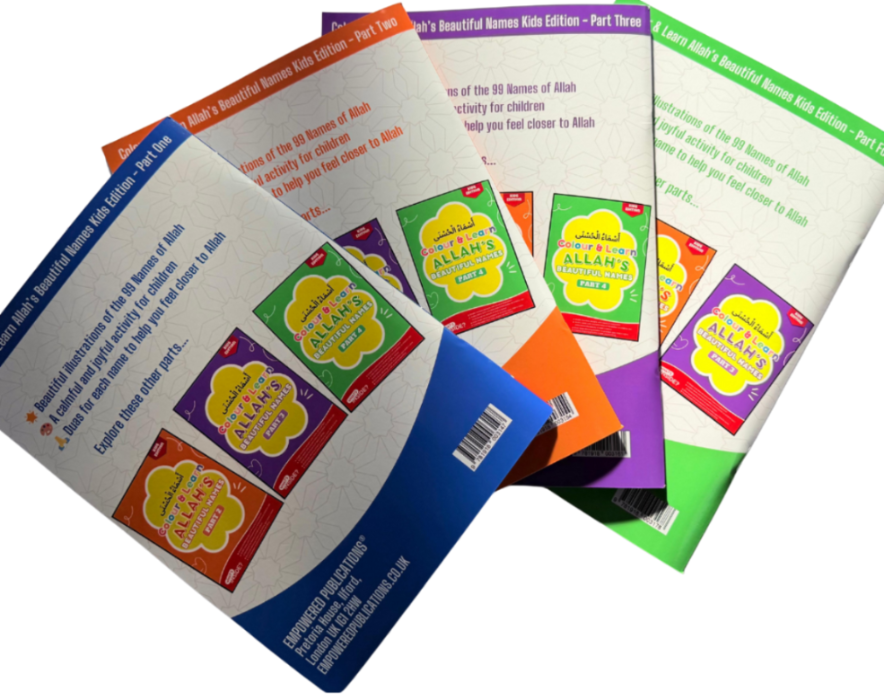 Colour & Learn Allah’s Beautiful Names – Kids Islamic Activity & Coloring Book-islamicbrands
