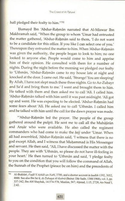 Commentary on the Creed of Imam At-Tahawi | Ibn Abi Al-'Izz Al-Dimashqi Al-Hanafi