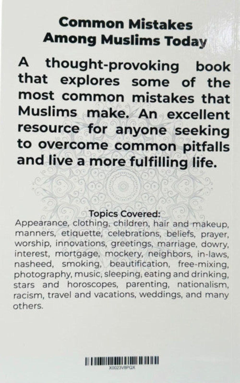 Common Mistakes Among Muslims Today | Islamic Guidance by Abu Zayd Kamran ANli-islamicbrands