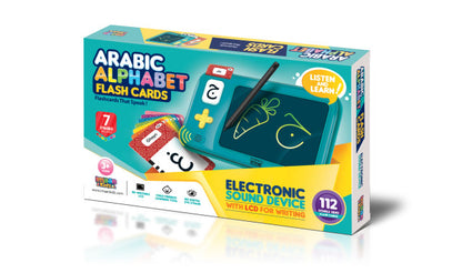 Arabic Alphabet Talking Flashcards with LCD Screen – Interactive Arabic Learning Tool for Kids