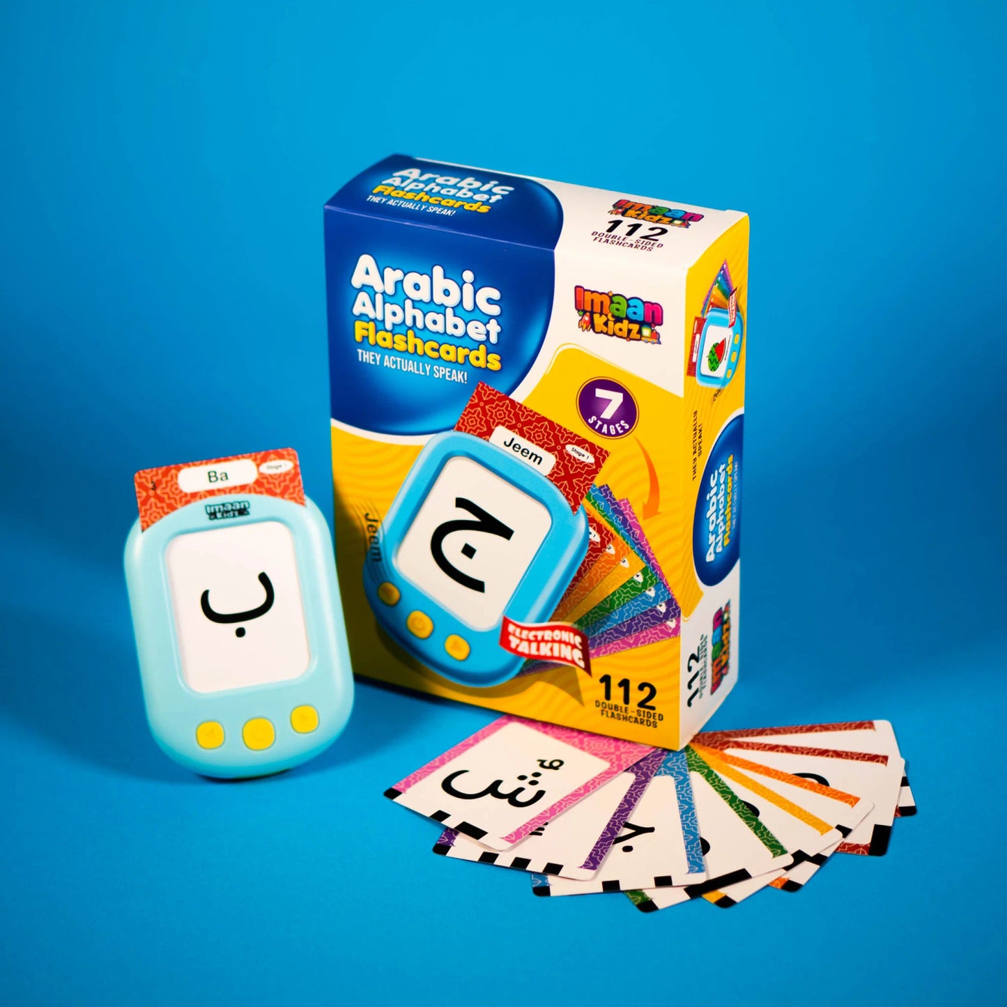 Arabic Alphabet Talking Flashcards – Interactive Arabic Learning Cards for Kids