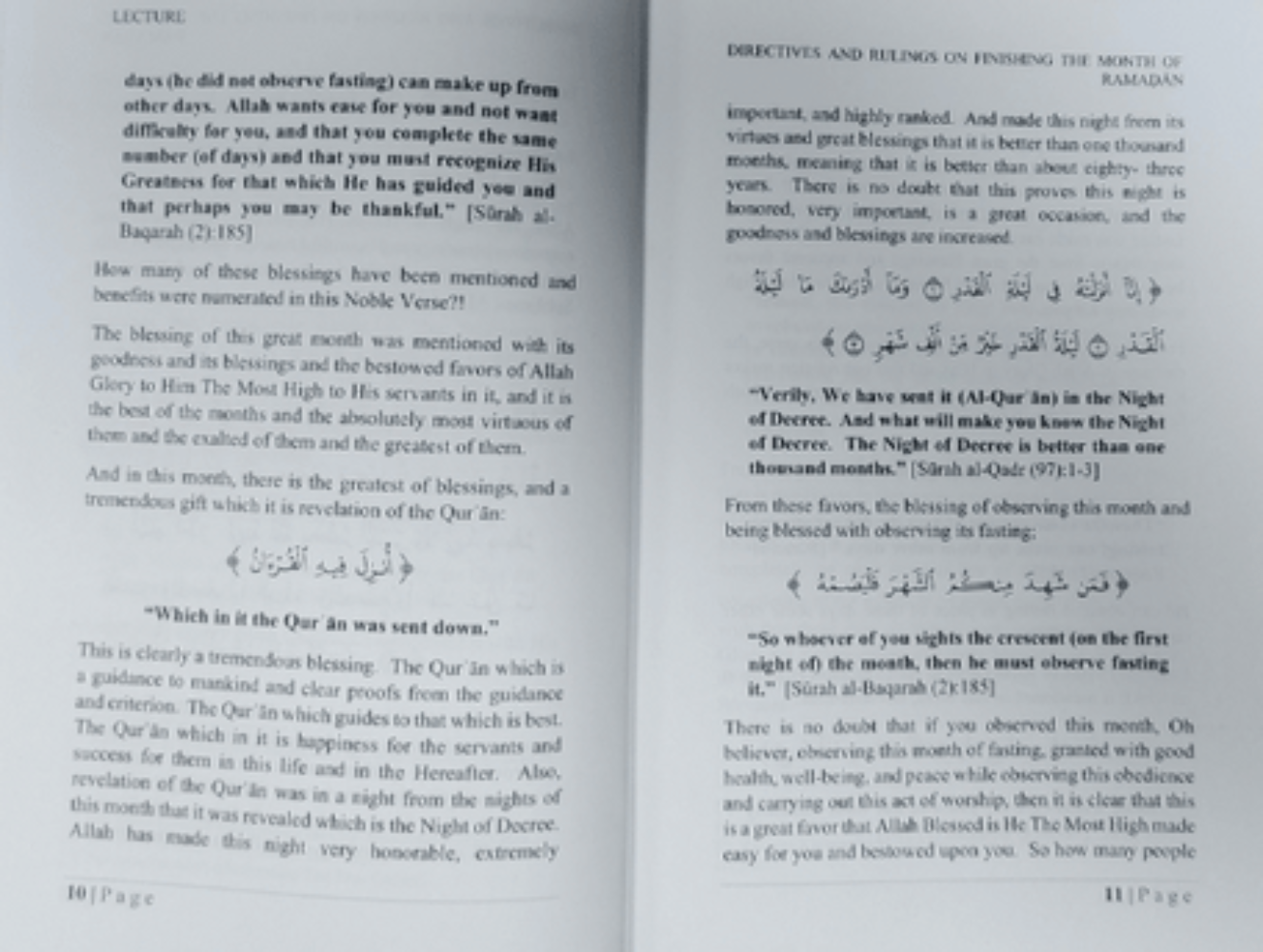 Directives & Rulings on Finishing the Month of Ramadhan by Shaykh Abdur-Razzaq Al-Badr | Ramadan & Eid Guidelines-Islamicbrands.org