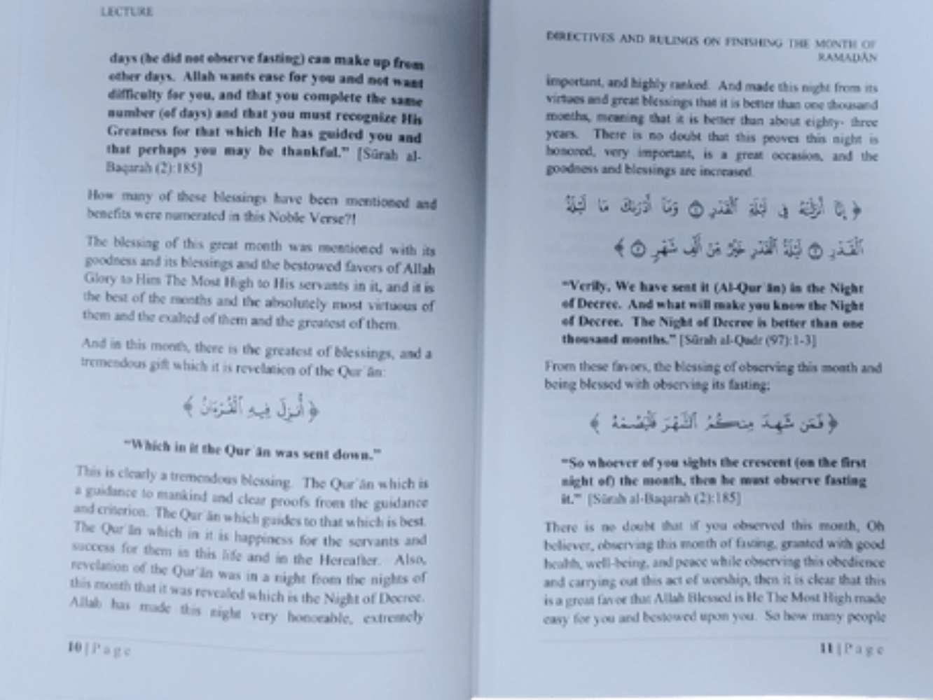 Directives & Rulings on Finishing the Month of Ramadhan by Shaykh Abdur-Razzaq Al-Badr | Ramadan & Eid Guidelines-Islamicbrands.org
