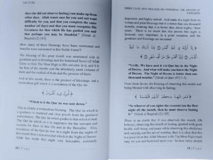 Directives & Rulings on Finishing the Month of Ramadhan by Shaykh Abdur-Razzaq Al-Badr | Ramadan & Eid Guidelines-Islamicbrands.org