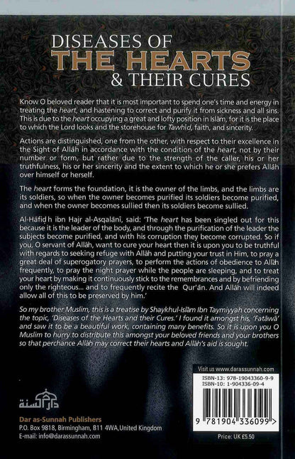 Diseases of the Hearts & Their Cures – Ibn Taymiyyah | Islamic Spiritual Healing Book-islamicbrands.org