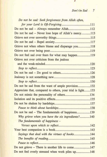 Don’t Be Sad – Hard Cover | Islamic Self-Help & Motivation Book by Dr. Aid al-Qarni