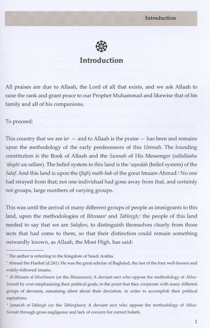 Essential Questions & Answers on the Salafee Methodology