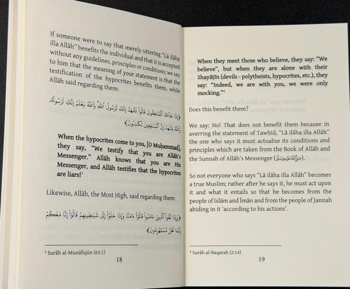 Explanation of the Conditions of La ilaha illa Allah – Aqeedah Book by Salim Bamihirz-islamicbrands