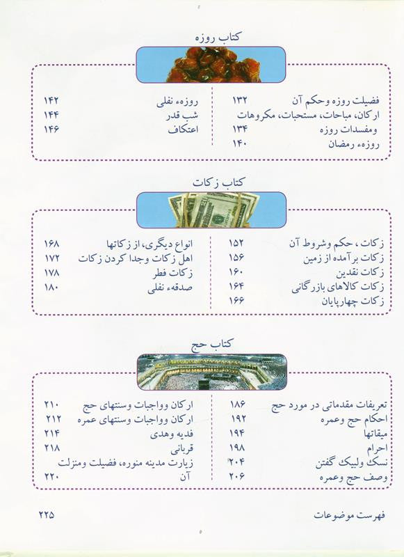 Farsi Illustrated Jurisprudence of Acts of Worship with CD | Islamic Fiqh Book-islamicbrands.org