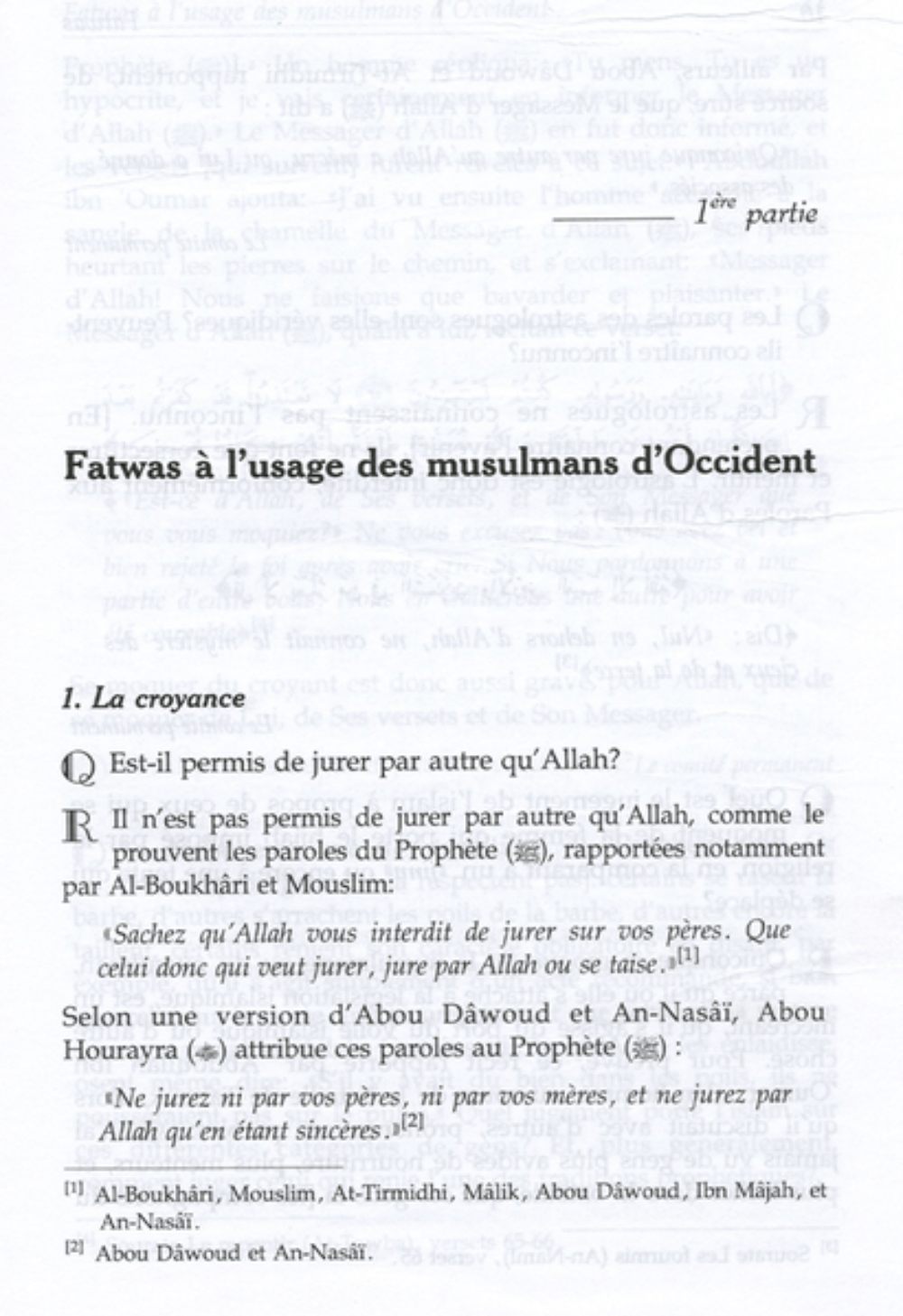 Fatwas of the Great Scholars: Fatwas des Grands Savants à l’Usage des Musulmans d’Occident – Islamic  Guide for Muslims in the West (French)  www.islamicbrands.org