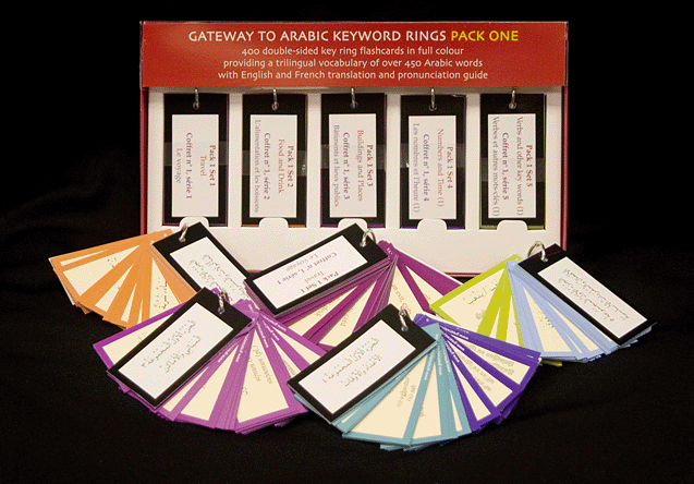 Gateway to Arabic Keyword Rings – Pack One | Portable Arabic Vocabular ...
