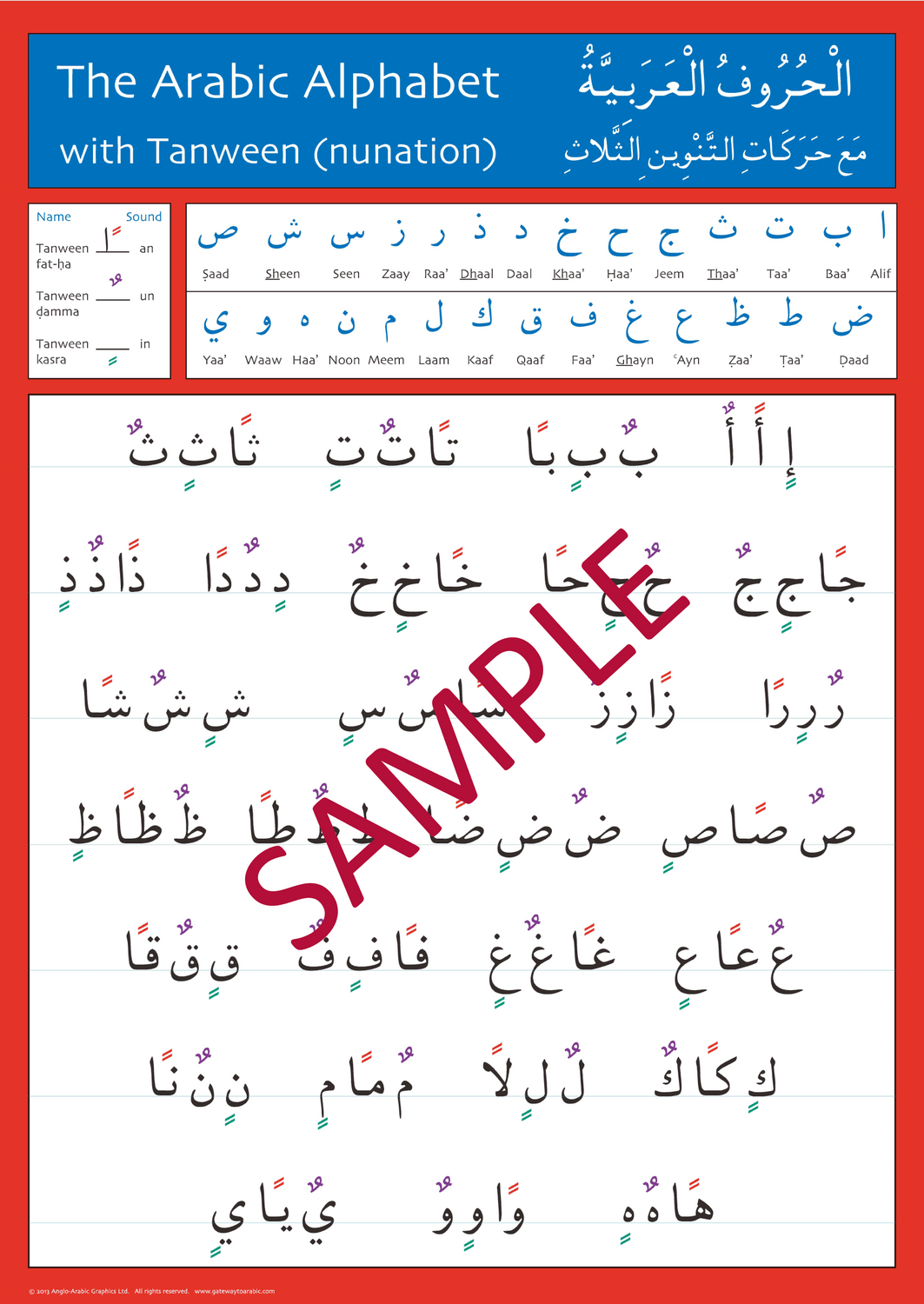 Gateway to Arabic Poster Pack 2 – Visual Arabic Learning Posters for Kids & Beginners 7