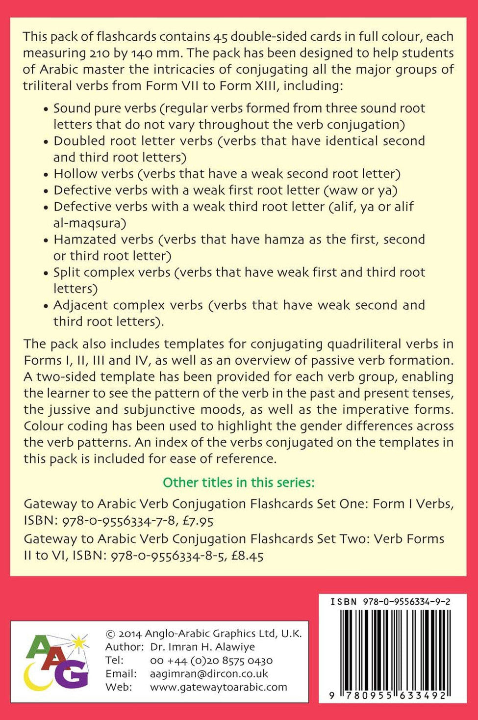 Gateway to Arabic Verb Conjugation Flashcards – Set Three | Learn Arabic Verbs Step by Step 5