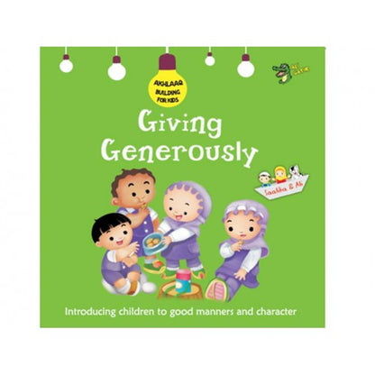Giving Generously – Akhlaq Building Series | Islamic Manners Book for Kids | Ali Gator
