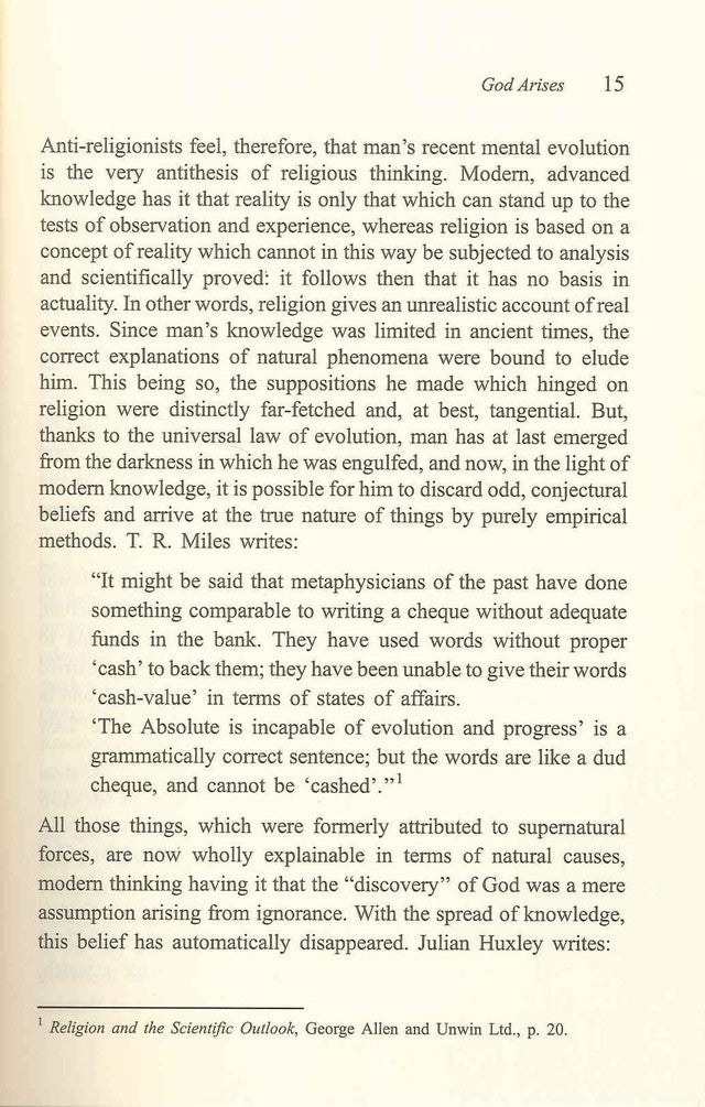 GOD Arises by Maulana Waiduddin khan