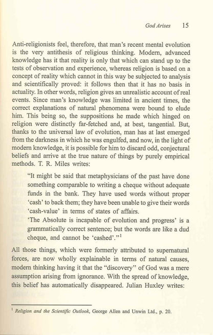 GOD Arises by Maulana Waiduddin khan