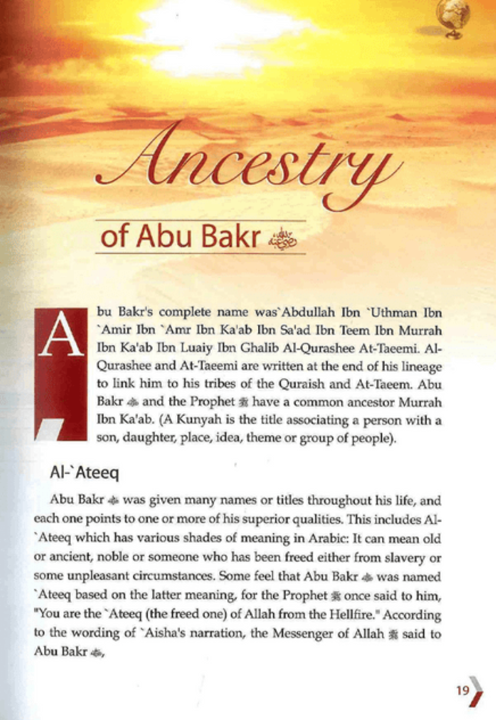Golden Stories of Abu Bakr As-Siddeeq (RA) – Inspiring Stories from the Life of the First Caliph  www.islamicbrands.org