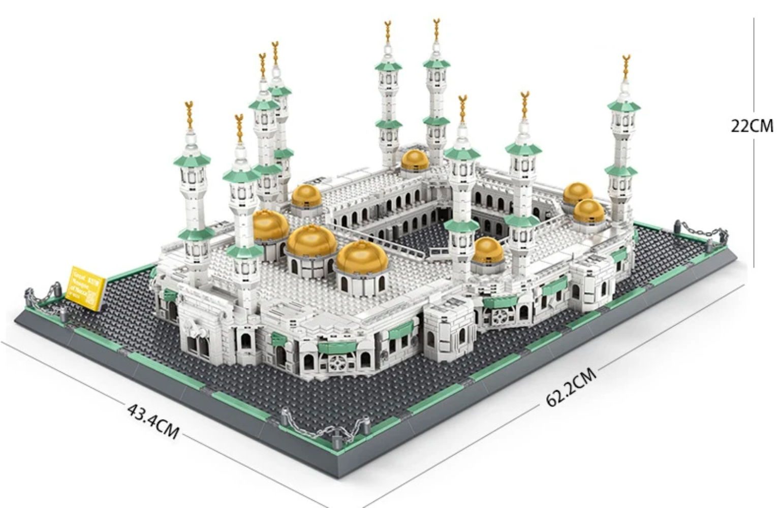 Great Mosque of Mecca Building Blocks Architecture Toy – 446 PCS Islamic Model | Kids & Adults Educational Set-Islamicbrands