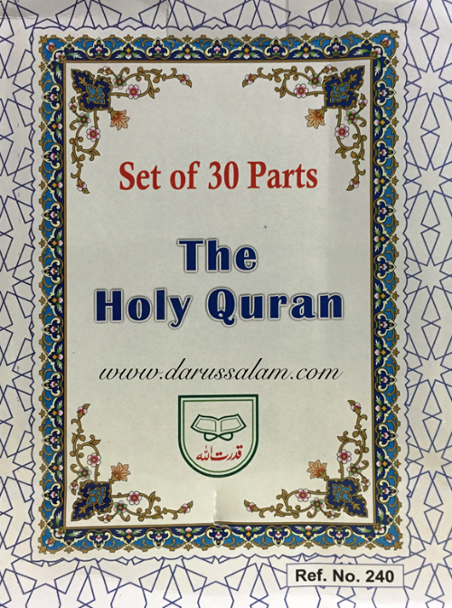 Holy Quran 30 Para Set (Complete 30 Juz Set) Arabic Quran – Easy Recitation & Tajweed Learning