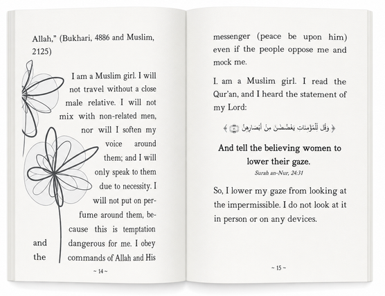 I Am a Muslim Girl: Written for Muslim Teenage Girls By Shaykh Ahmad Al-Mazrooi
