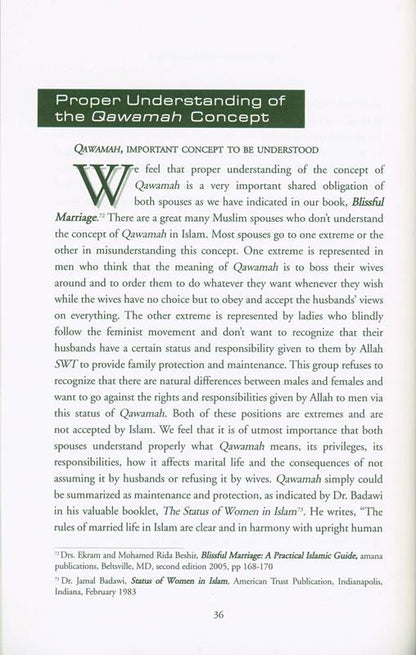 Family Leadership Qawamah | Islamic Guide to Responsible Husband Leadership