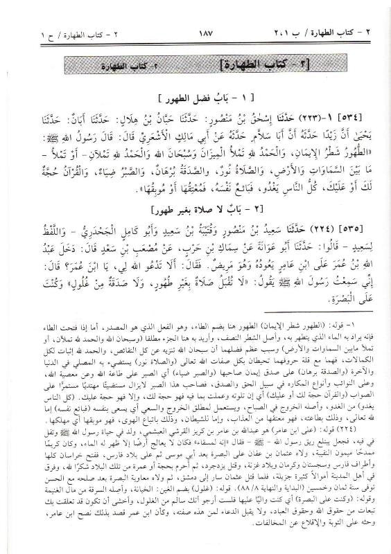 Menna Al-Moneim in the explanation of Sahih Muslim 4 Volumes منة المنعم في شرح صحيح مسلم