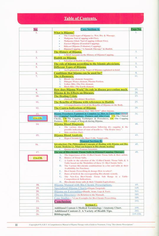 Hijama Therapy: A Comprehensive Manual of Hijama / Cupping Therapy with a Guide to Treatment, Using “Bio‑Chemic Prescriptions”