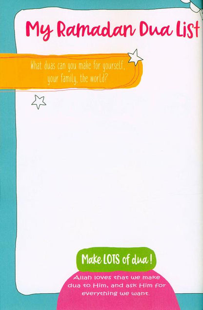 Dear Ramadan: A Daily Diary for Kids | Fun & Educational Islamic Ramadan Activity Book