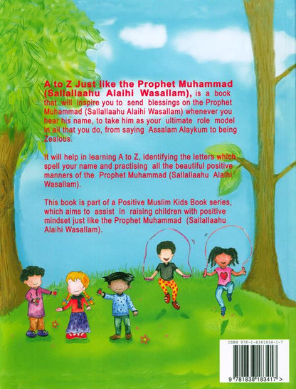 A to Z Just Like the Prophet Muhammad | Islamic Alphabet Book for Children