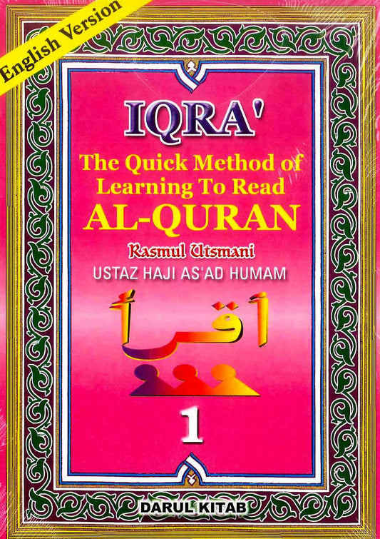 Iqra Quran Reader (6 Book Set) – Quick Method to Learn Quran Reading by Ustaz Haji Asad Humam-islamicbrands