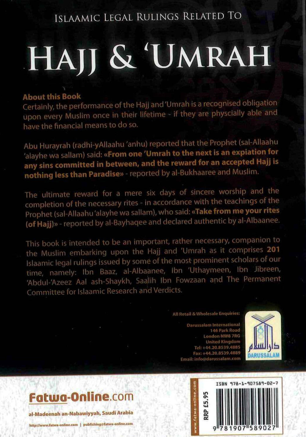 Islamic Legal Rulings Related to Hajj & Umrah (Volume 1) – Fiqh Guide by Ibn Baz, Ibn Uthaymeen & Scholars-islamicbrands