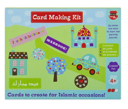 Islamic Occasions Card Making Kit – Creative Islamic Craft Activity Set for Kids-islamicbrands