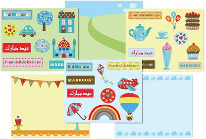 Islamic Occasions Card Making Kit – Creative Islamic Craft Activity Set for Kids-islamicbrands