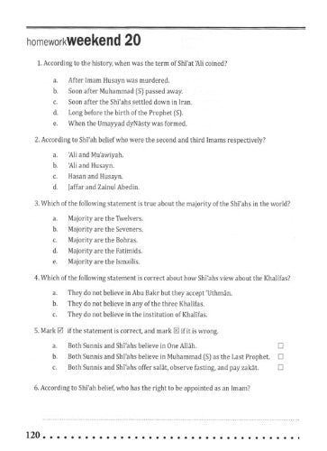 Islamic Studies Level 9 | Weekend Learning Series Advanced Islamic Curriculum for Students