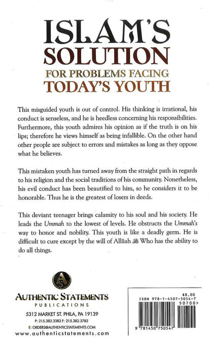 Islam’s Solution for the Problems Facing Today’s Youth | Islamic Guidance Book