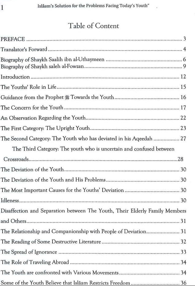 Islam’s Solution for the Problems Facing Today’s Youth | Islamic Guidance Book