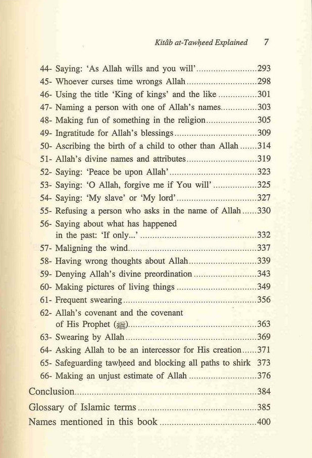 Kitab At-Tawheed Explained – Islamic Monotheism (Aqeedah) by Muhammad ibn Abdul Wahhab-islamicbrands.org