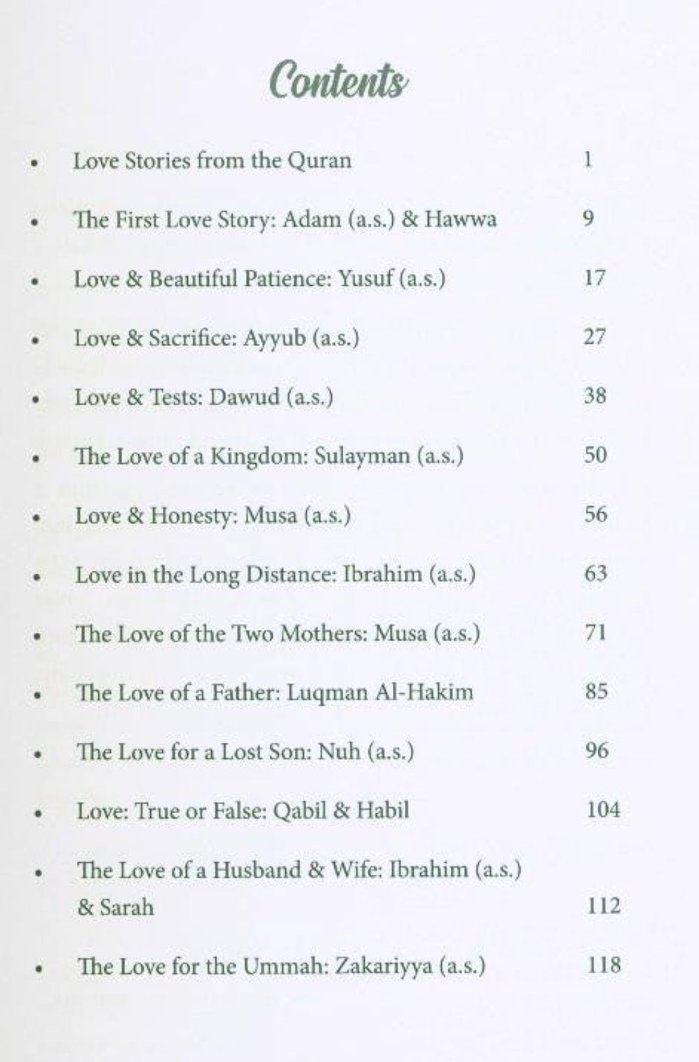 Love Stories from the Qur'an