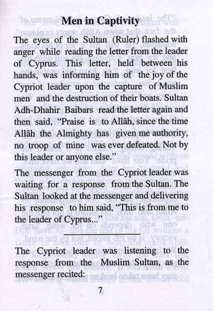 Men in Captivity – Inspiring Islamic History for Children & Youth