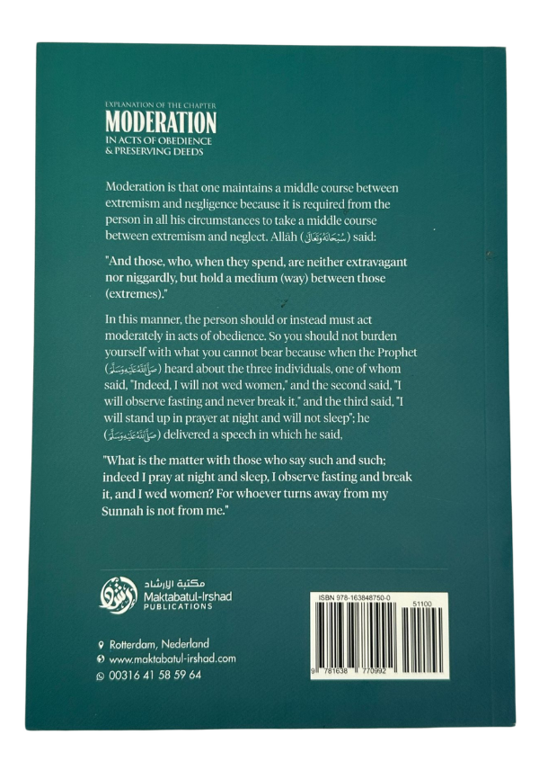 Moderation in Acts of Obedience & Preserving Deeds | Islamic Reminder Book-islamicbrands