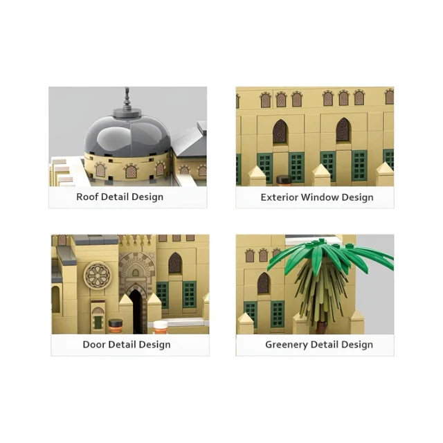 Al Aqsa 🕌Mosque Building Block Set 768 Pieces Islamic Architecture Toy Gift