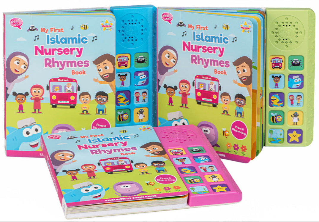 My First Islamic Nursery Rhymes Book – Random Colors | Kids Islamic Learning Book-Islamicbrands.org