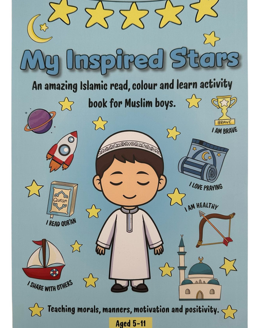 My Inspired Stars (Ages 5–11) – Islamic Activity & Learning Book for Children 1
