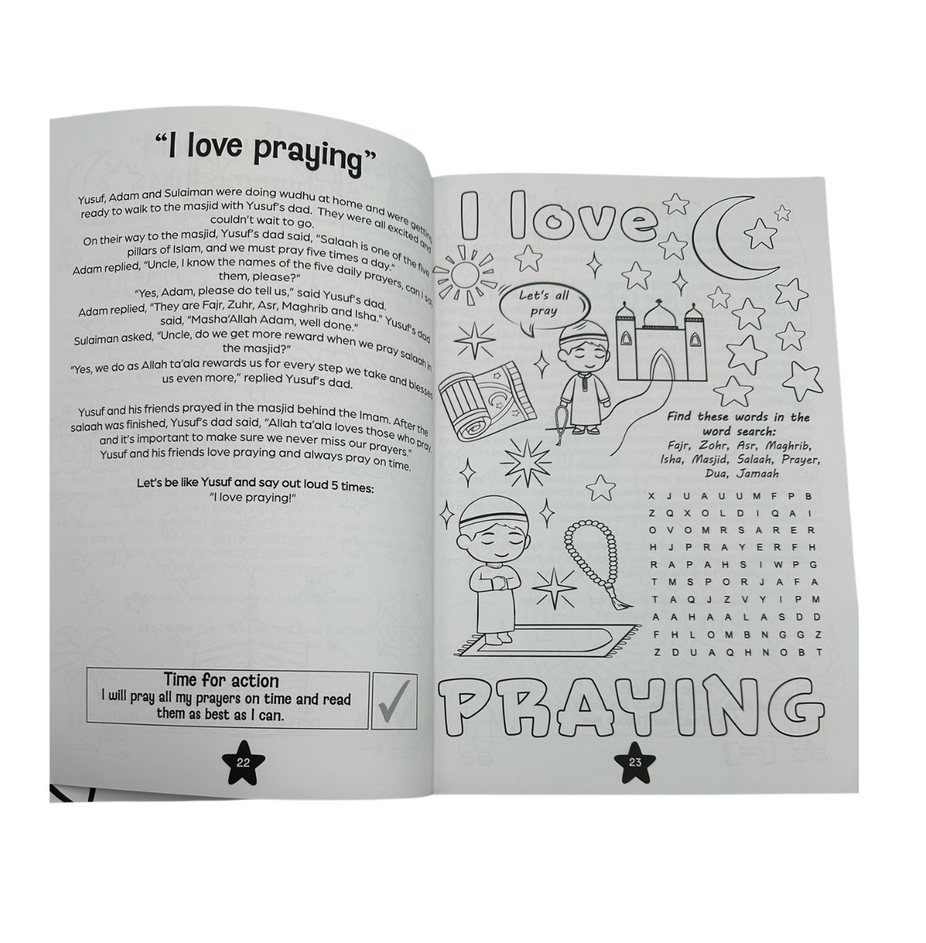 My Inspired Stars (Ages 5–11) – Islamic Activity & Learning Book for Children 3