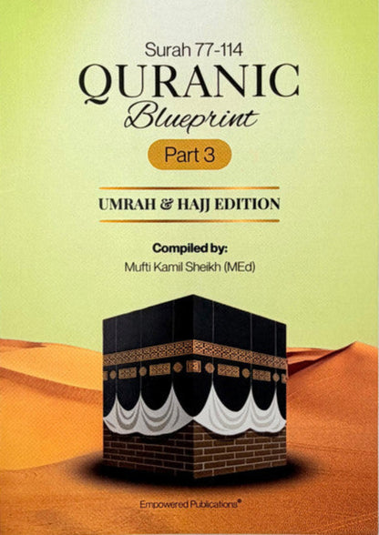 Quranic Blueprint – Umrah & Hajj Edition (A6 Travel Guide for Quran Reflection)-islamicbrands