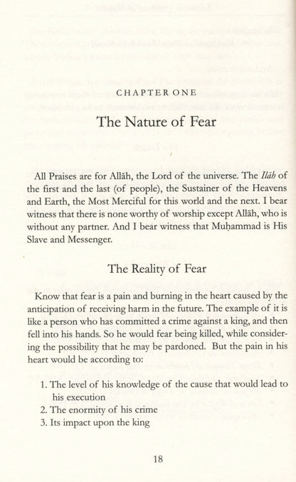 Ranks of the Fearful By Daar Us-Sunnah