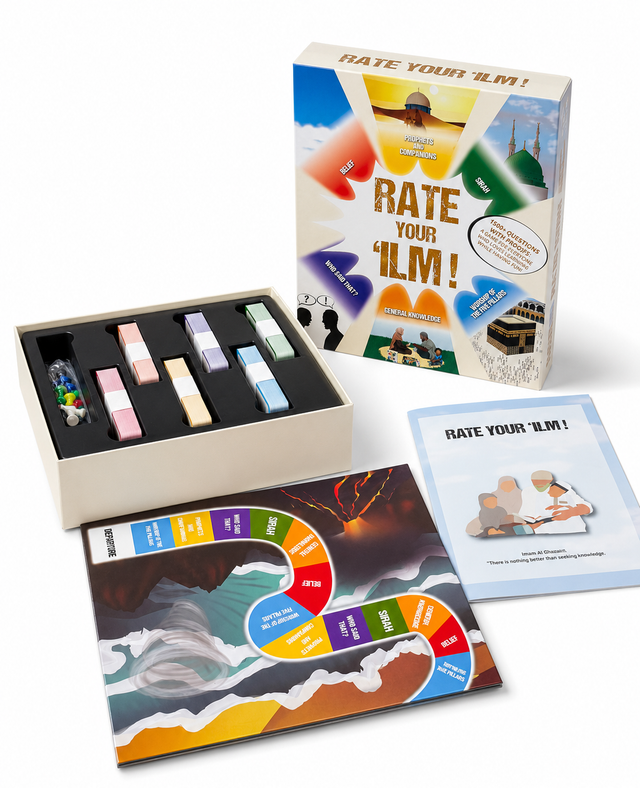 Rate Your Ilm: Prophets and Companions | Interactive Islamic Quiz Book for Kids