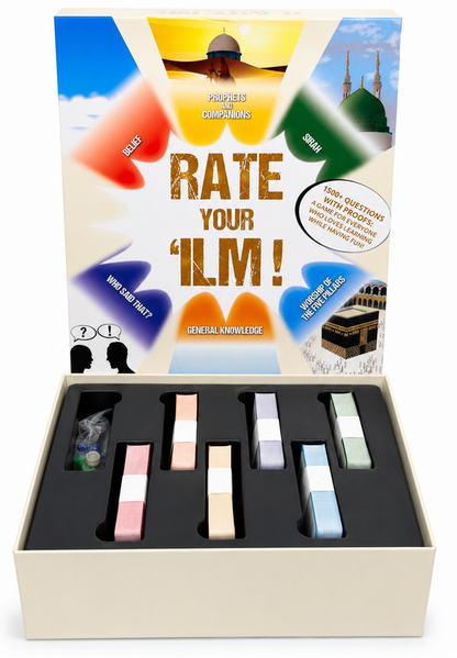 Rate Your Ilm: Prophets and Companions | Interactive Islamic Quiz Book for Kids