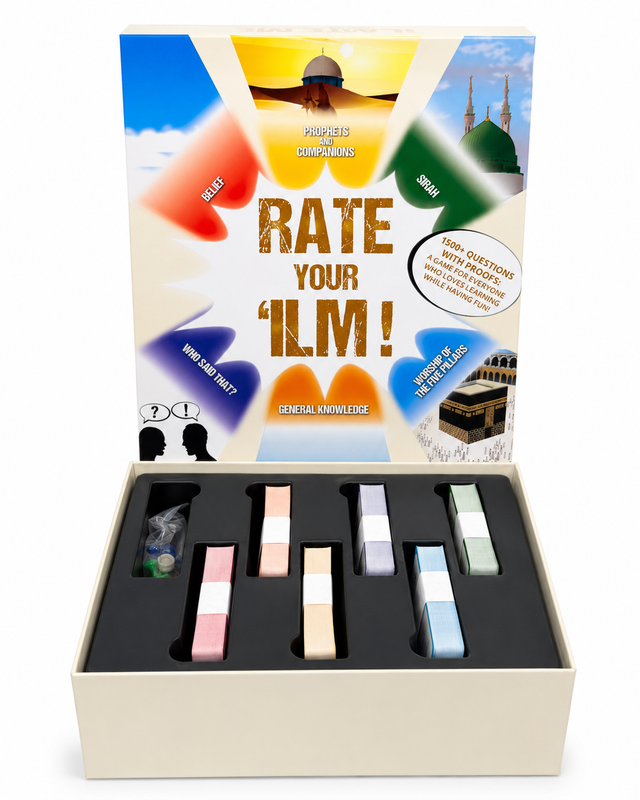 Rate Your Ilm: Prophets and Companions | Interactive Islamic Quiz Book for Kids