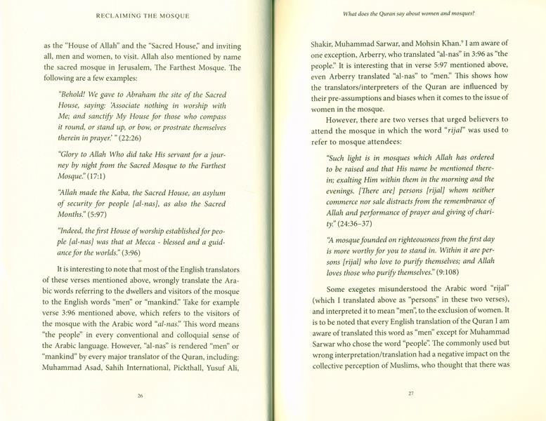 Reclaiming the Mosque – The Role of Women in Islam’s House of Worship (Empowering Islamic Guidance)
